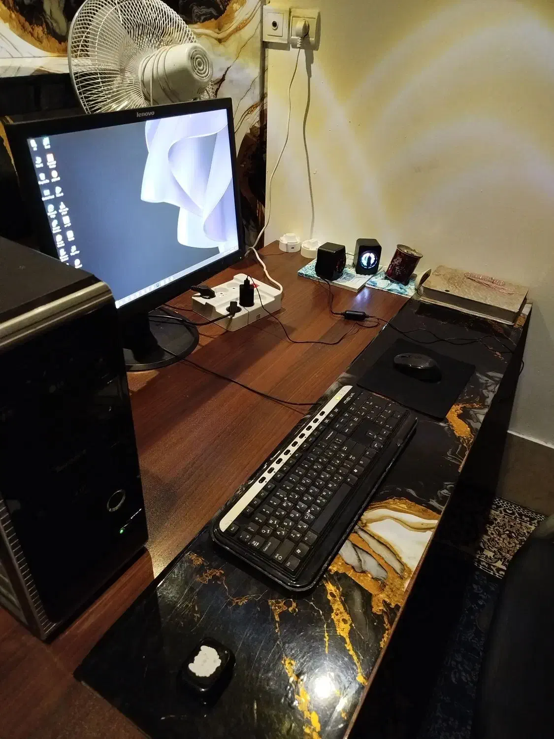 سیستم کامپیوتر با تمامی وسایل|رایانه رومیزی|مینودشت, |دیوار