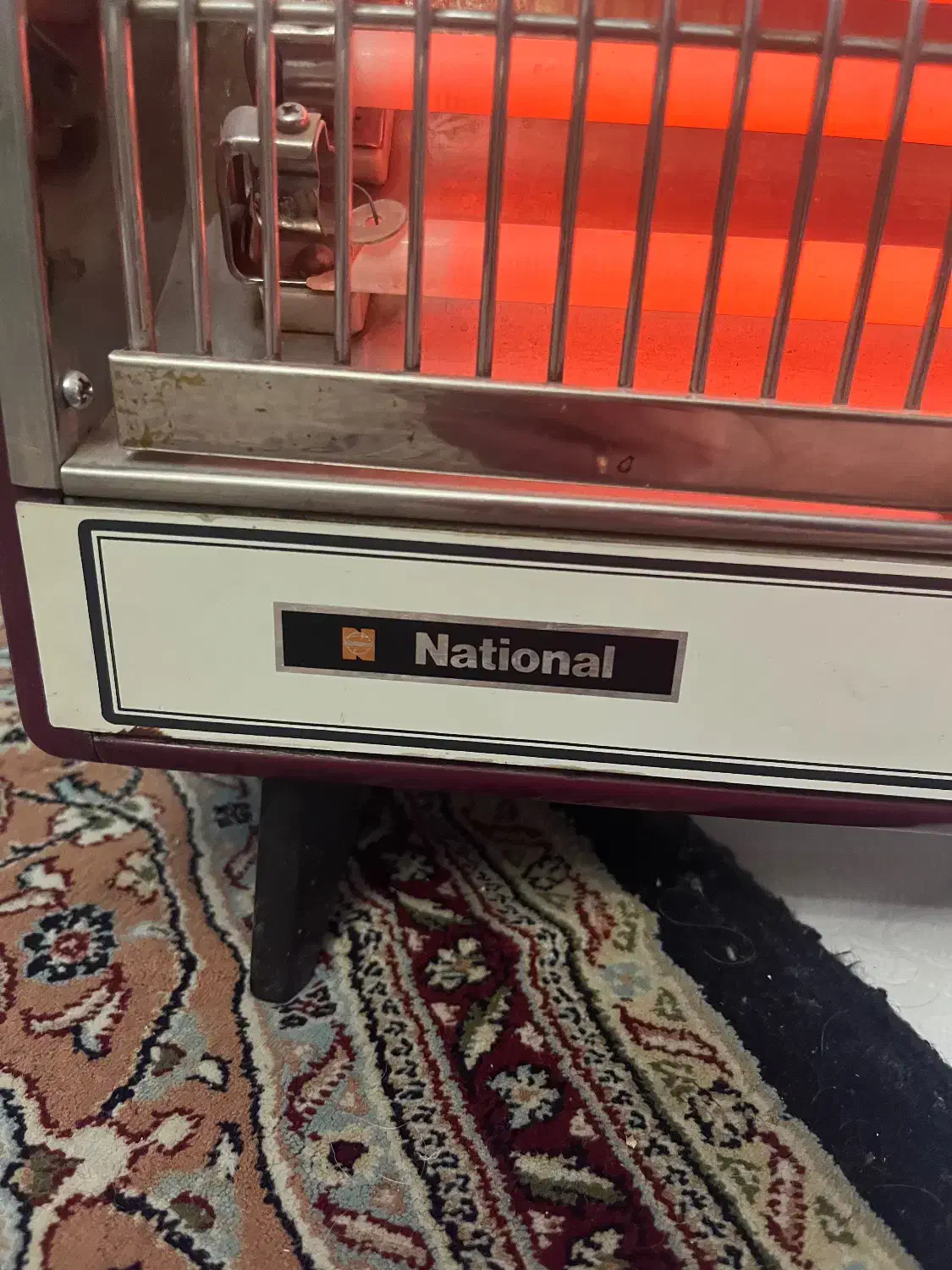 هیتر(بخاری برقی)ناسیونال4شعله اصل ژاپن در حد نو|بخاری، هیتر، شومینه|کرج, شهرک مترو|دیوار