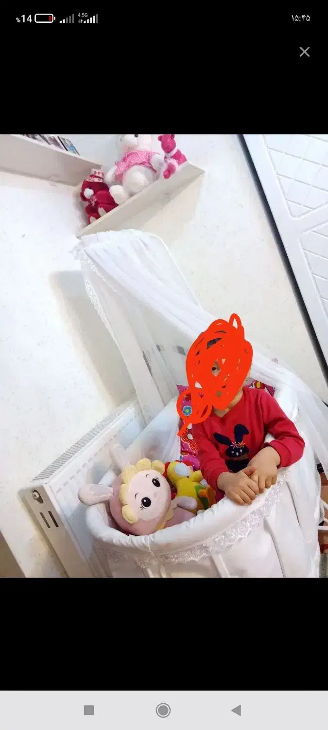 گهواره ولوازم کودک|تخت و صندلی بچه|شاهین‌شهر, مسکن مهر|دیوار