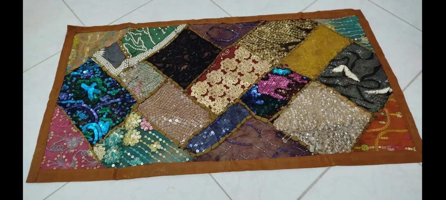 رومیزی هندی|پرده، رانر، رومیزی|ملایر, |دیوار