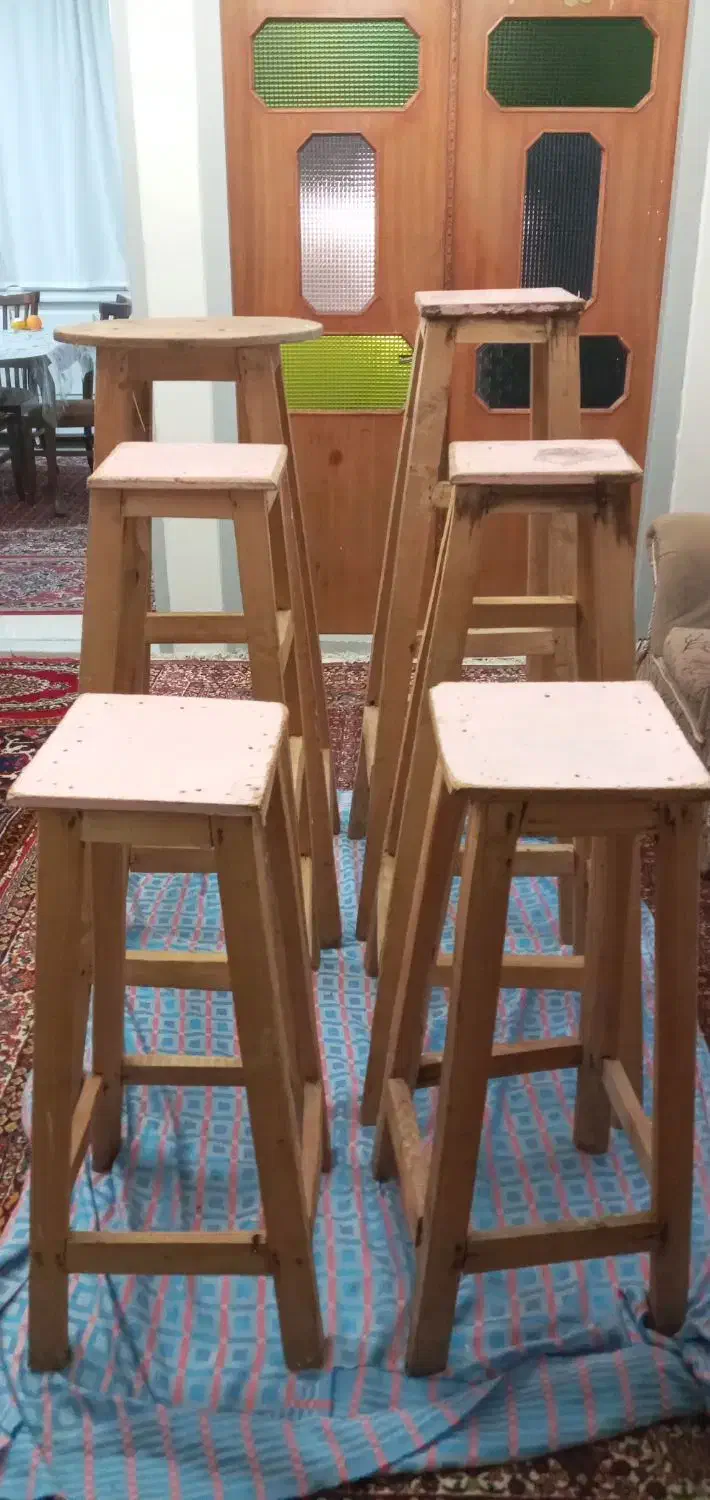 چهار پایه چوبی|مبلمان خانگی و میز عسلی|تبریز, |دیوار