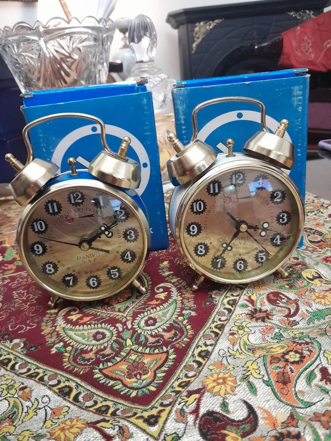 ساعت رومیزی عتیقه 50 سال کوکی آکبند واقعی خشک|ساعت|تهران, فرمانیه|دیوار