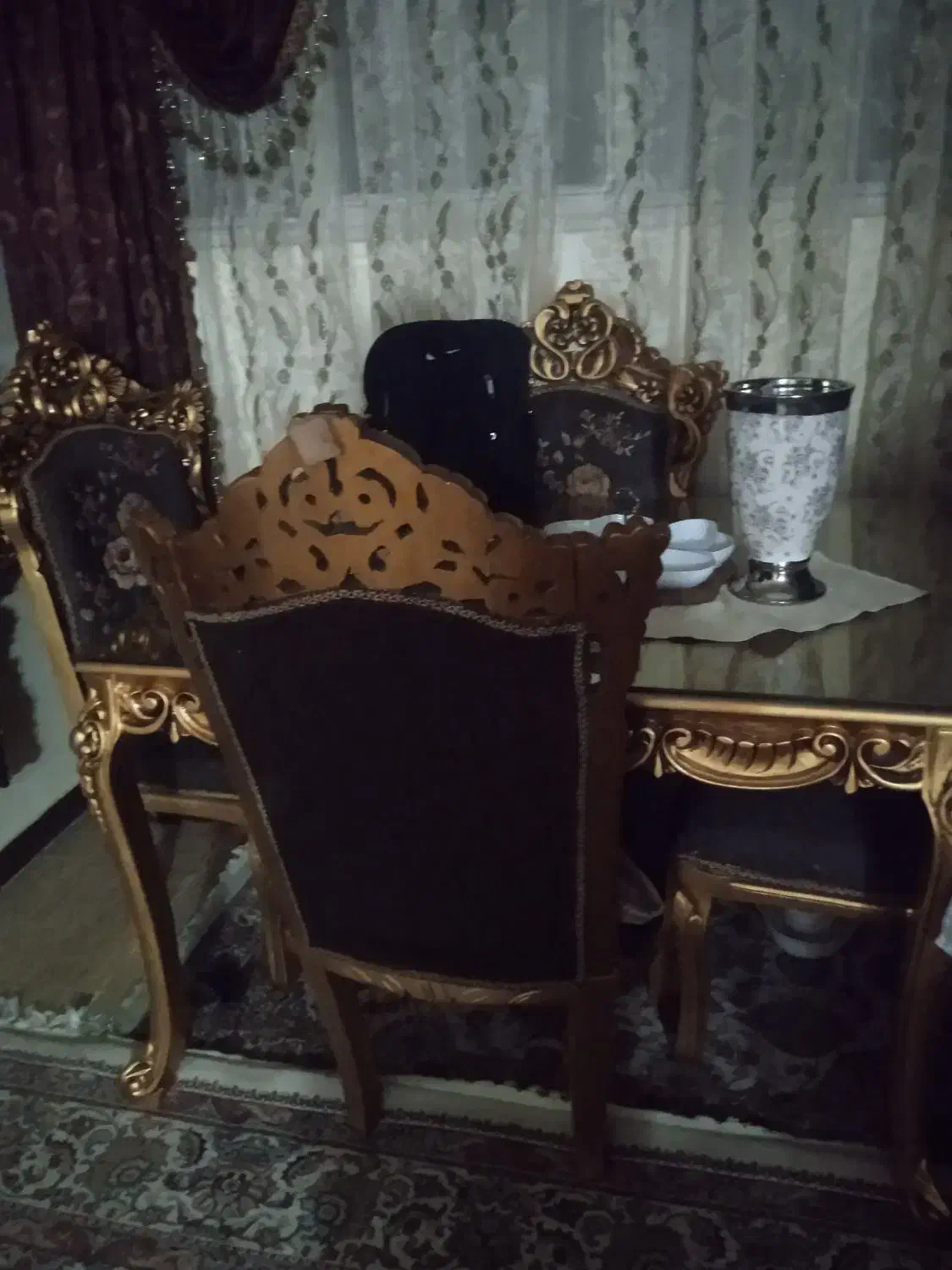 میز ناهار خوری ۴ نفره|میز و صندلی غذاخوری|کهریزک, |دیوار