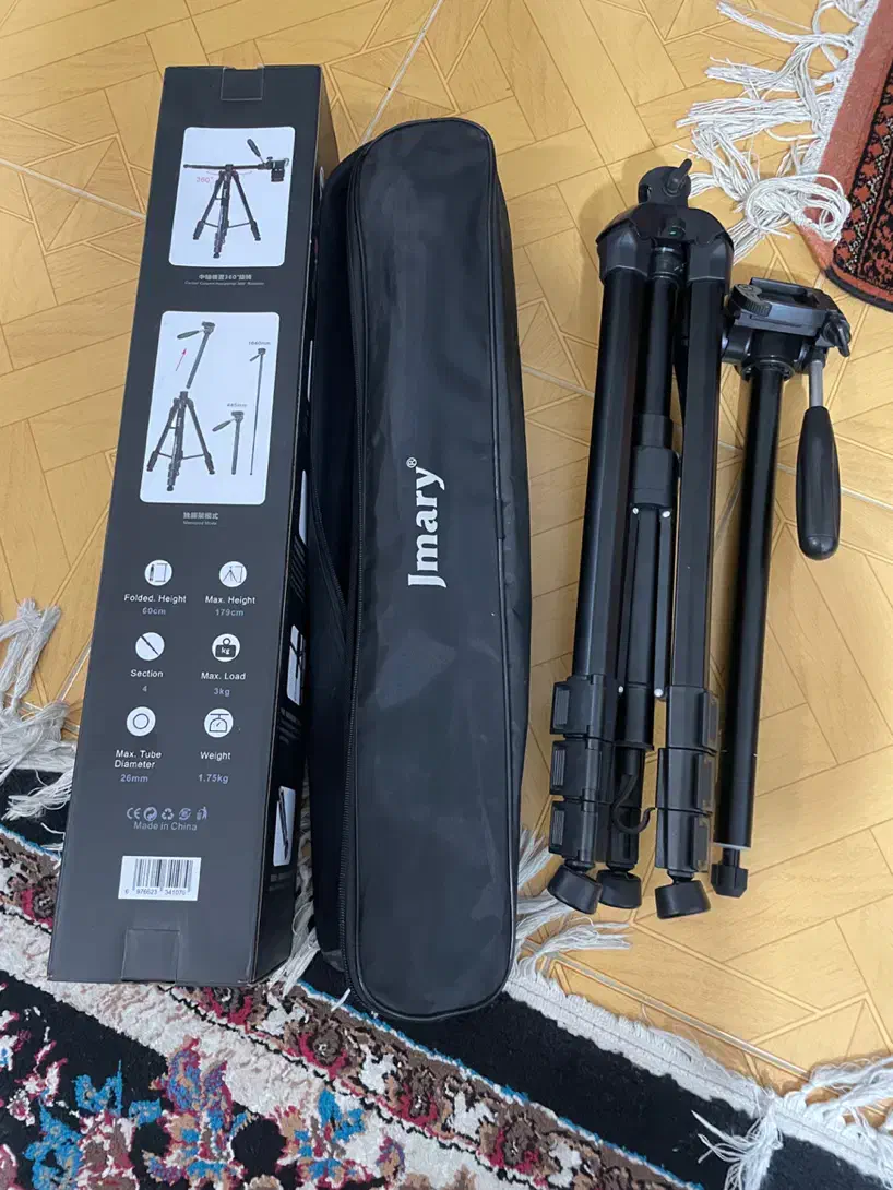 سه‌پایه دوربین jmary|دوربین عکاسی و فیلم‌برداری|گرگان, |دیوار