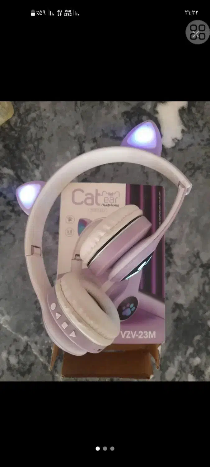 هدفون خرگوشی|پخش‌کننده همراه|کرمانشاه, |دیوار