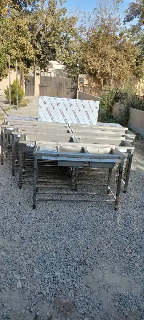 سینک پایه پاتروکی ظرفشویی SER میزکار 12 تاپینگ /|کافیشاپ و رستوران|بندرعباس, |دیوار