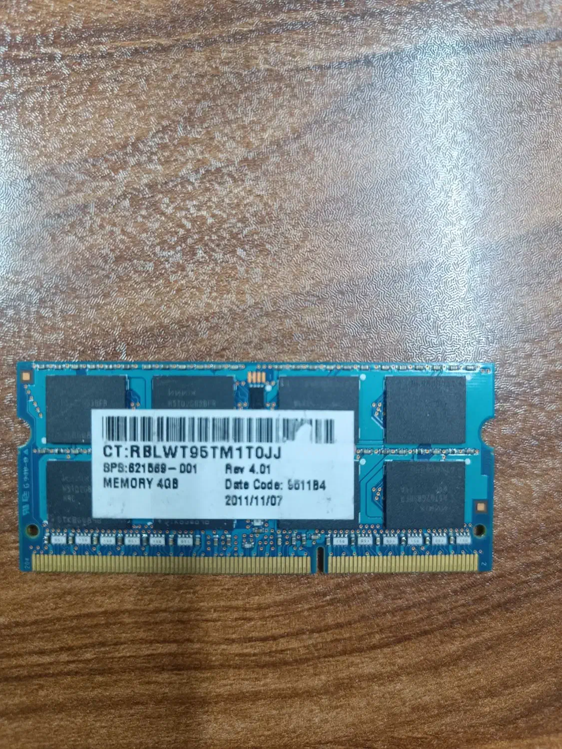 رم نوت بوک ۴گیگ 2Rx8 PC3L 10600S هاینیکس|قطعات و لوازم جانبی رایانه|تهران, شهرآرا|دیوار