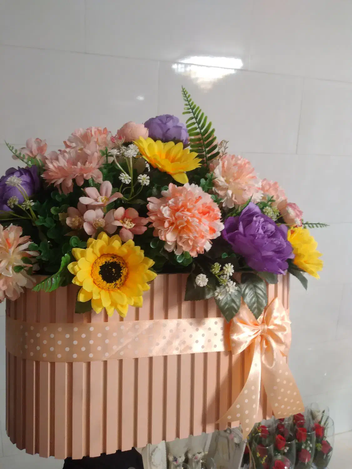 انواع باکس گلهای مصنوعی|گل مصنوعی|شیراز, حجت آباد|دیوار