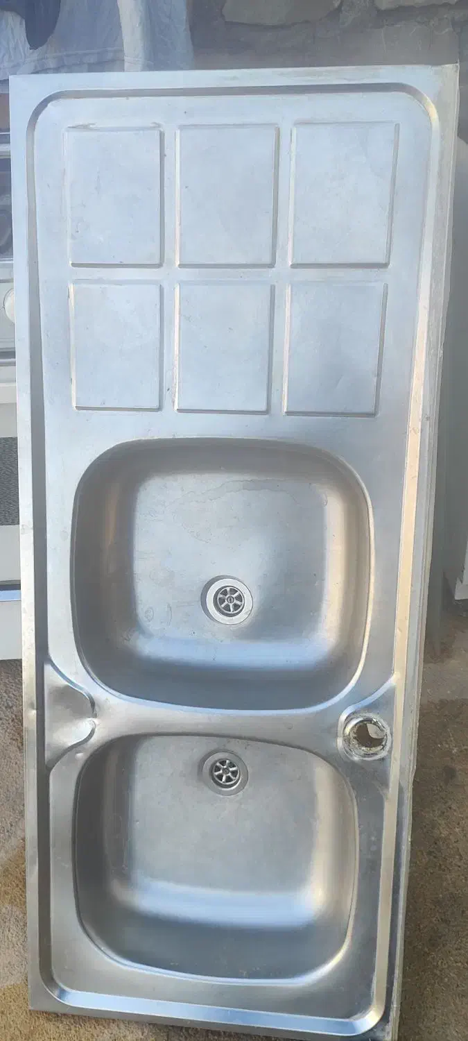 یک عدد کابینت آب چکان و سینک همراه سیفون|آبچکان و نظمدهنده ظروف|سرپل ذهاب, |دیوار