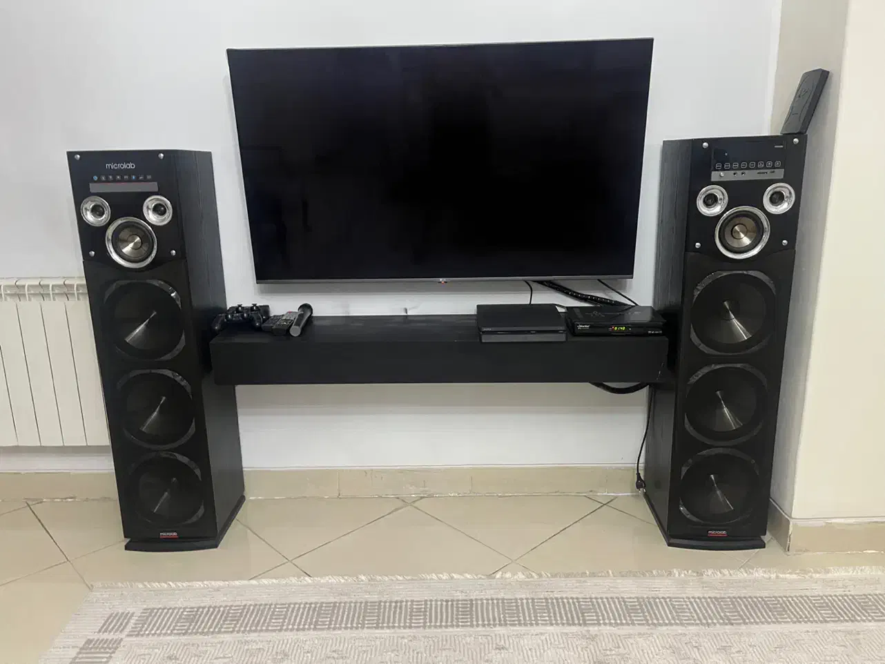 اسپیکر میکرولب|سیستم صوتی خانگی|شیراز, ریشمک|دیوار