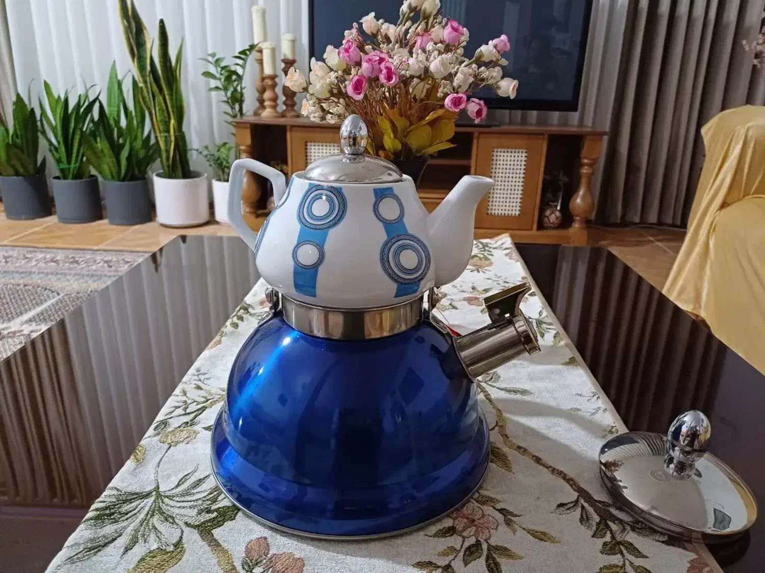 کتری وقوری استیل نو کاملا استفاده نشده|قوری، کتری، قهوهساز دستی|هشتگرد, ینگی امام|دیوار