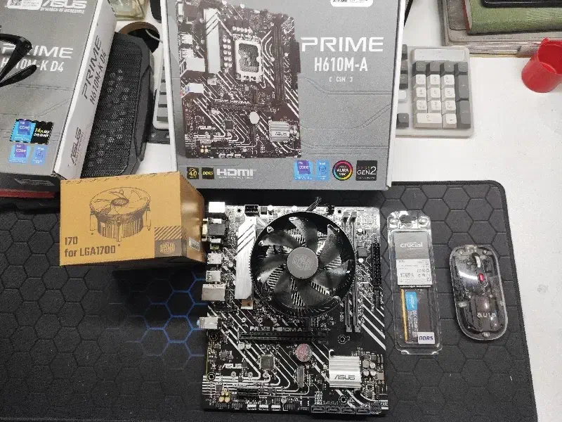 باندل مادربردH610 D5سیپیو i5 12400رم ۱۶ کیس گیمینگ|قطعات و لوازم جانبی رایانه|تهران, شهرک پاسداران|دیوار