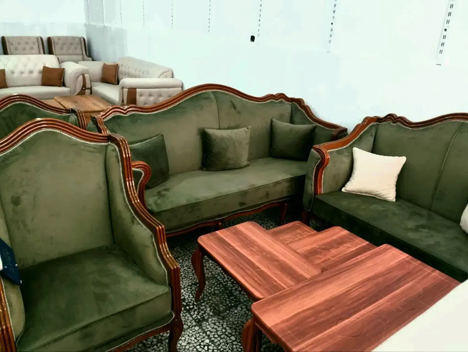 مبلمان هفت نفره کلاسیک|مبلمان خانگی و میز عسلی|نورآباد, |دیوار