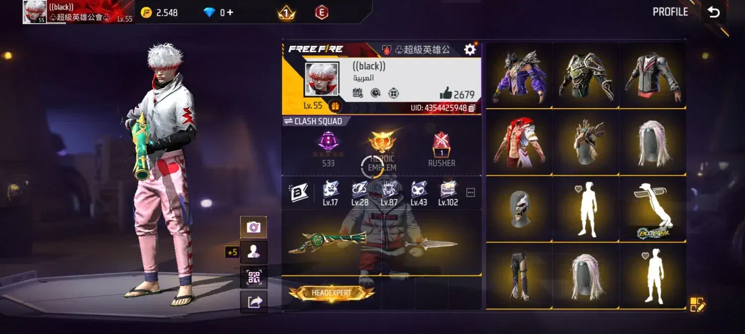 اکانت فری فایر|کنسول، بازی ویدئویی و آنلاین|بجنورد, |دیوار