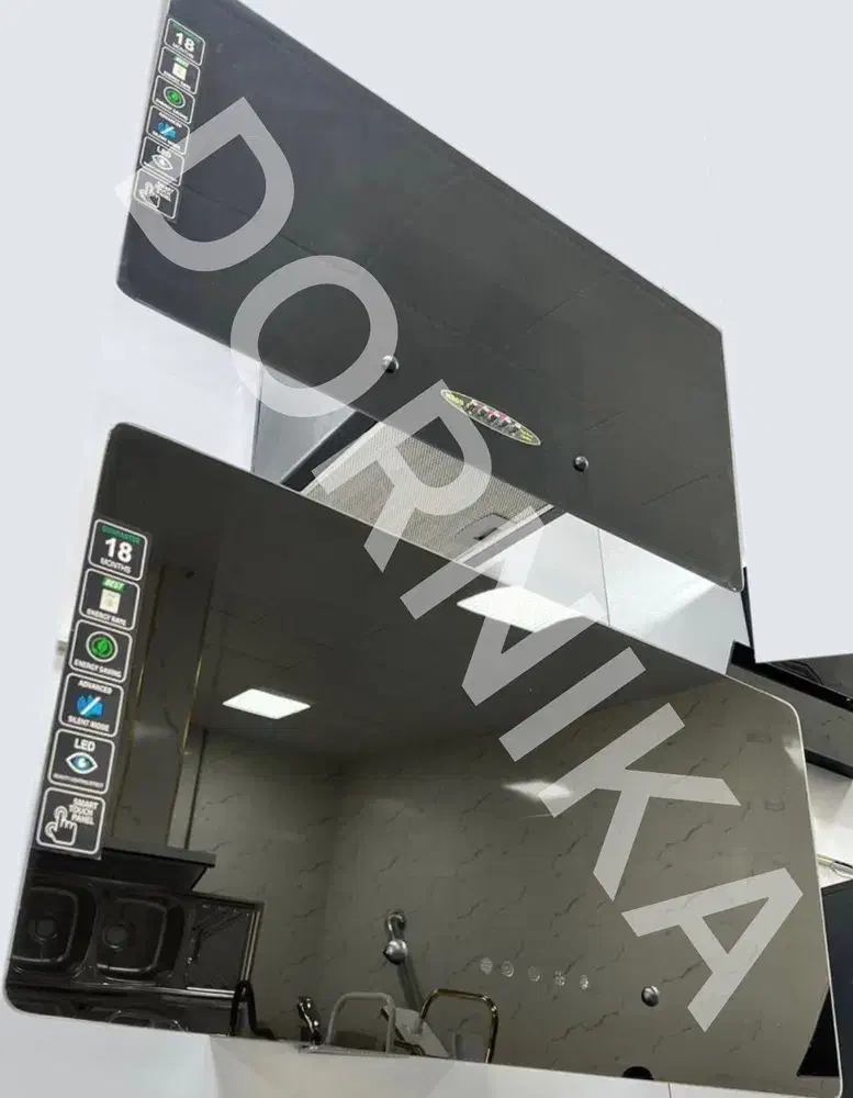 هودکف شیشهHRکنترل/اجاق اتوماتیکMi505|هود|تبریز, |دیوار