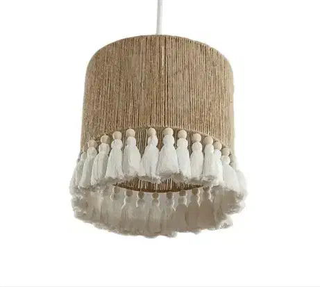 لوستر مکرومه و رافیا|لوستر و چراغ آویز|مشهد, مصلی (کارمندان اول)|دیوار