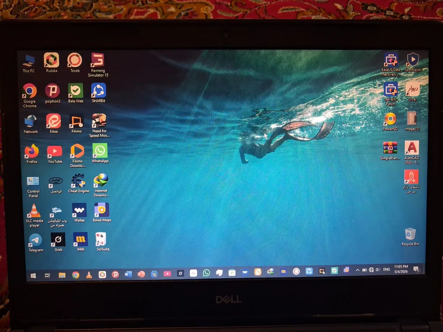 لب‌تاپ dell|رایانه همراه|کرمانشاه, |دیوار