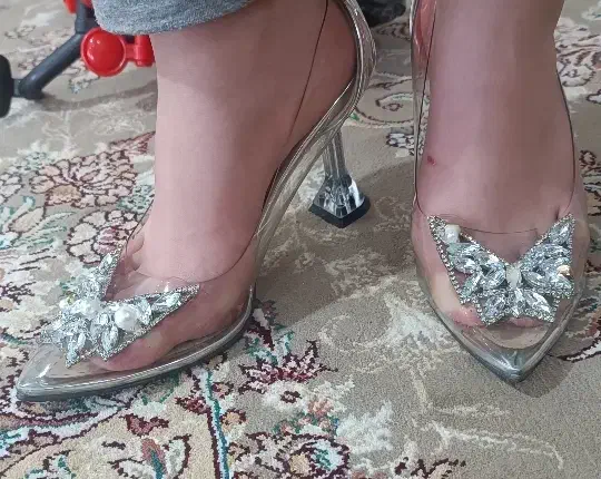 کفش سیندرلا پروانه سنگ کاری شده سایز ۳۷و ۳۸|کیف، کفش، کمربند|سبزوار, امیر کبیر|دیوار