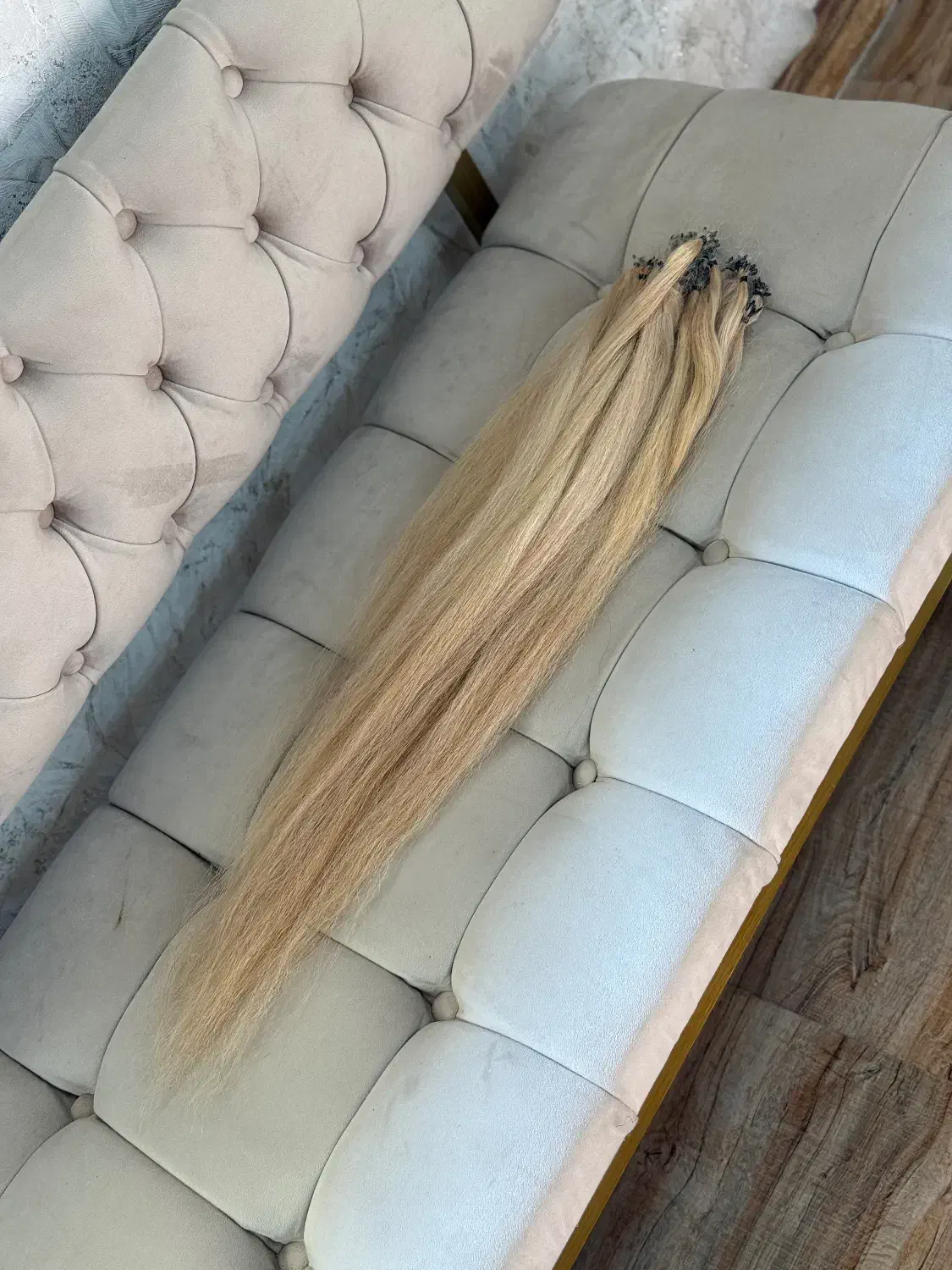 مو طبیعی ۸۳سانت بلوند|آرایشی، بهداشتی، درمانی|رشت, کوی فکوری|دیوار