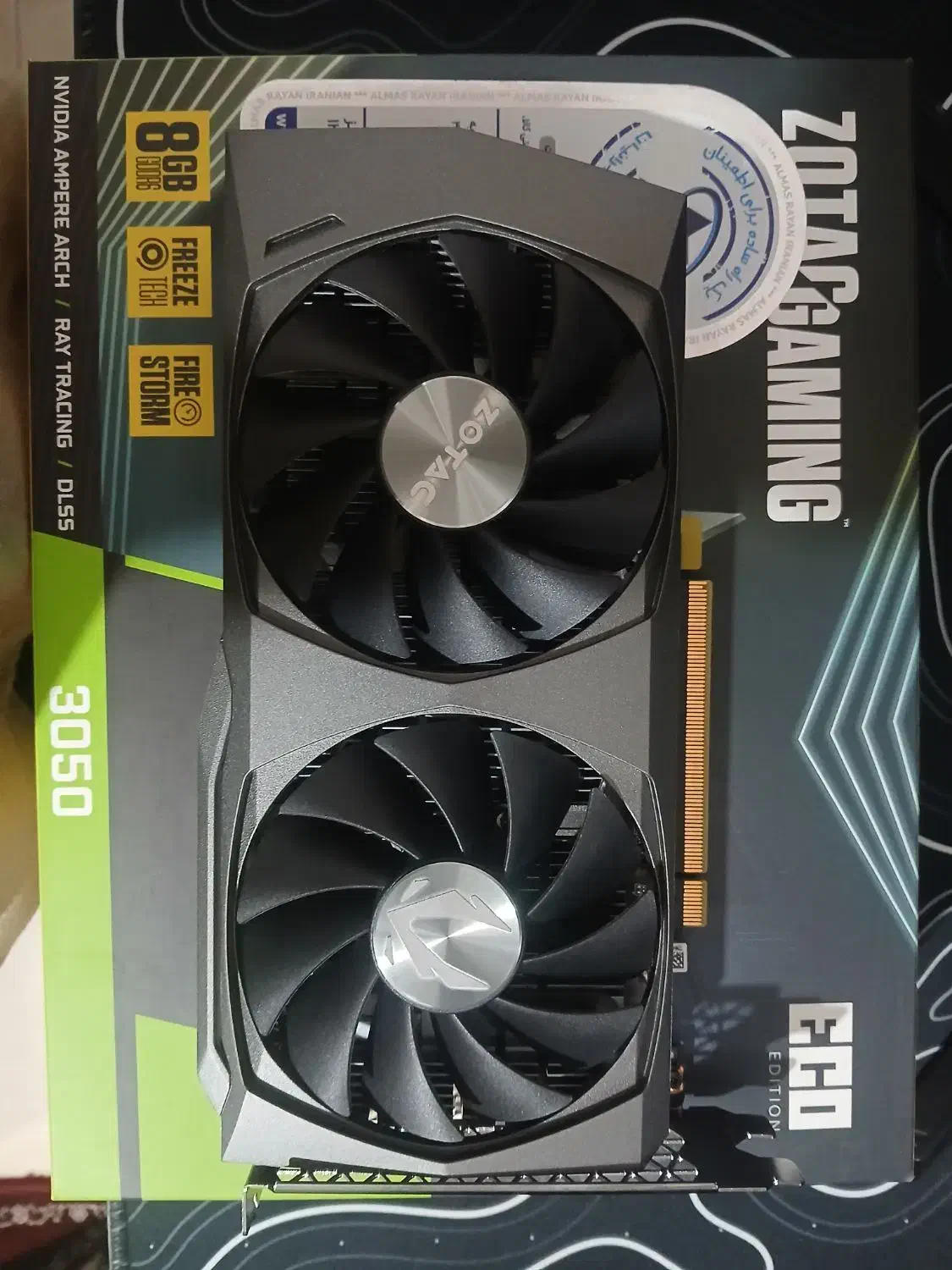 کارت گرافیک Zotac RTX 3050 8GB ECO|قطعات و لوازم جانبی رایانه|رشت, شهرک قدس|دیوار