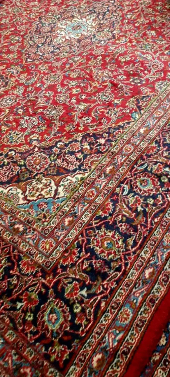 فروش دو تخته فرش ۱۲ متری قرمز مشهد|فرش|فردیس, طالقانی|دیوار