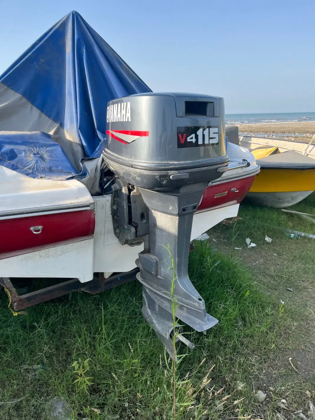 موتور دریایی ۱۱۵|قایق و سایر وسایل نقلیه|چالوس, |دیوار