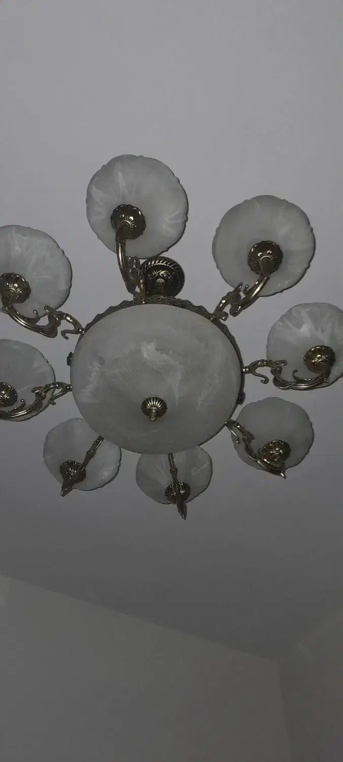 یک عدد لوستر ۸ شعله کلاسیک|لوستر و چراغ آویز|تهران, شادمان|دیوار