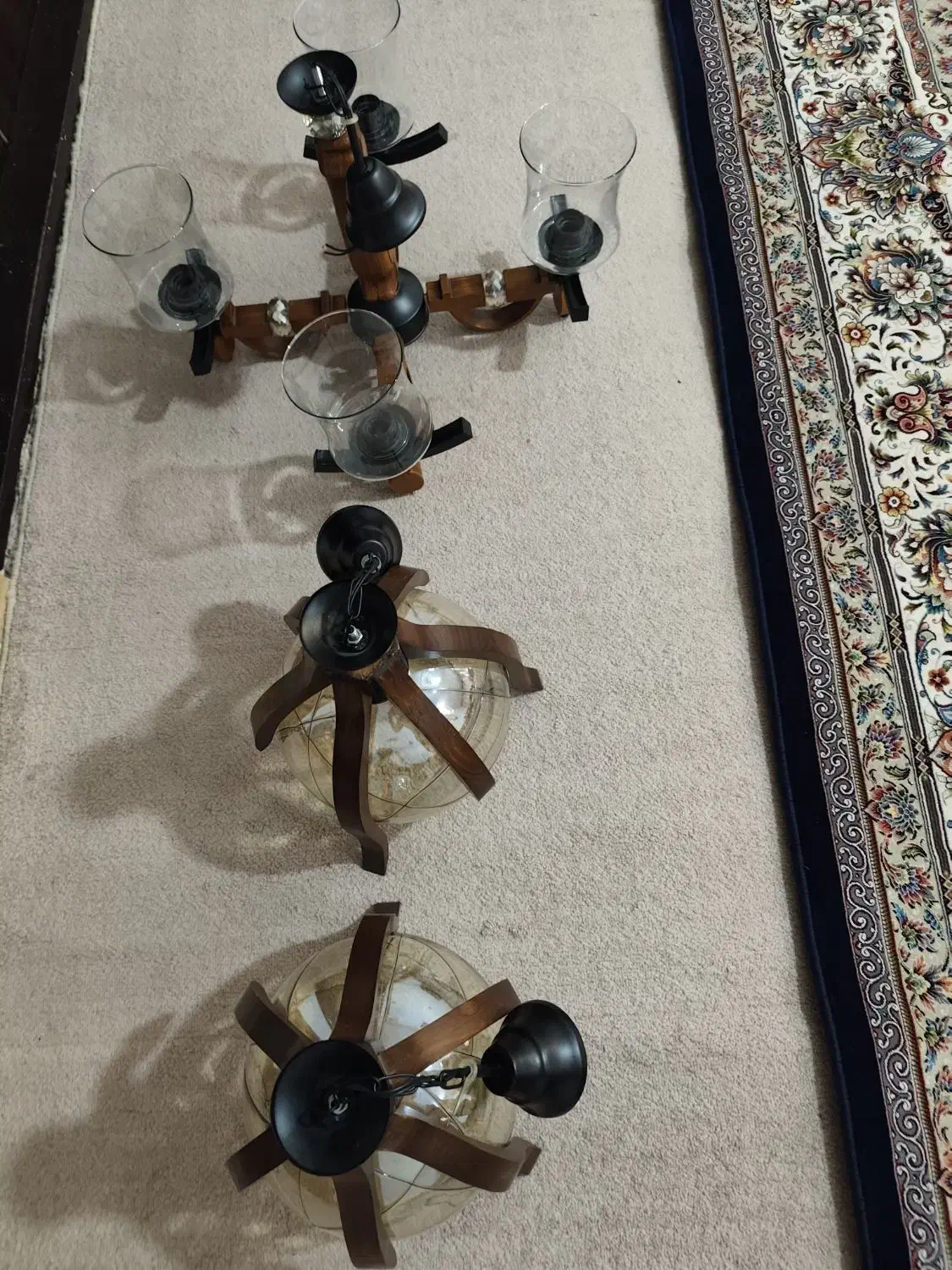 لوستر|لوستر و چراغ آویز|خرمآباد, |دیوار