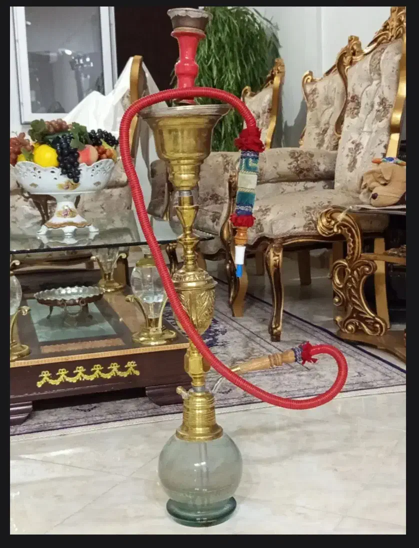 قلیان تنه برنجی عربی|کلکسیون و سرگرمی|کرج, شاهین‌ویلا|دیوار