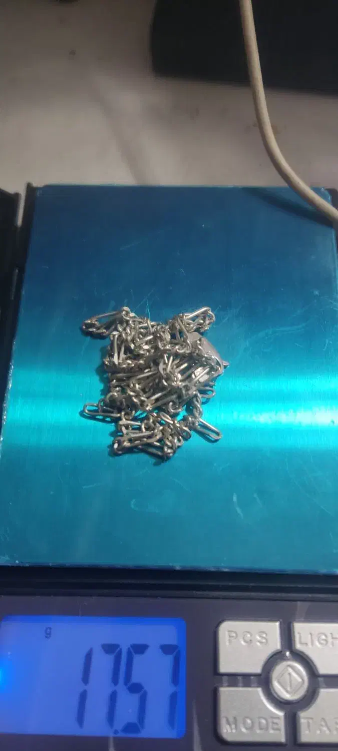 زنجیر نقره فیگارو|جواهرات|کرمان, |دیوار