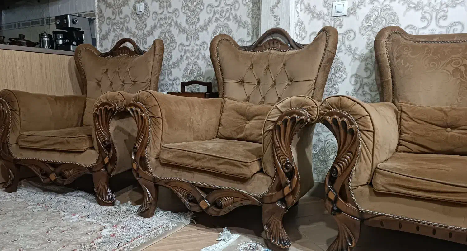 مبل دسته دوم|مبلمان خانگی و میز عسلی|قرچک, شهرک طلائیه|دیوار