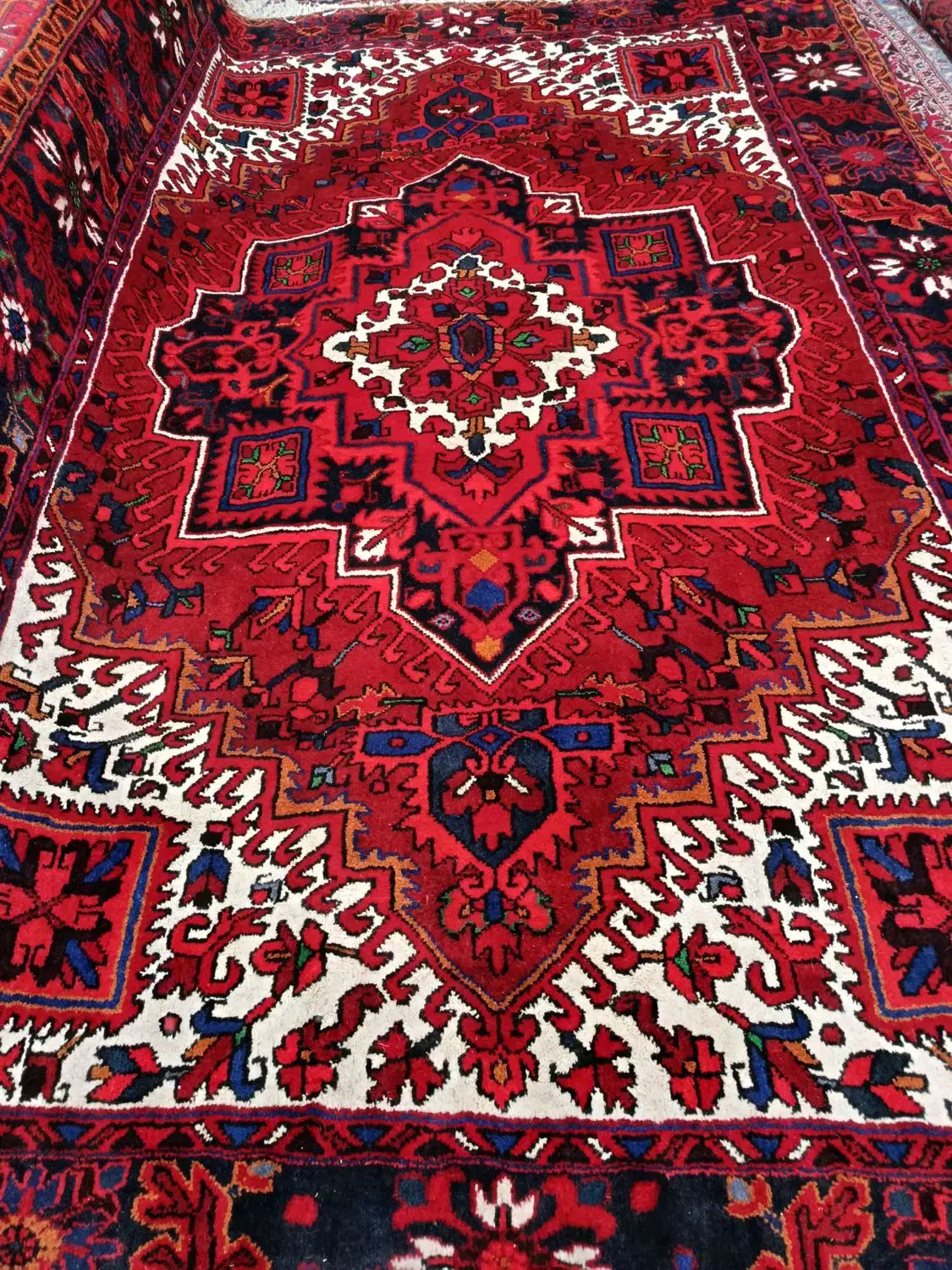 جفت فرش 6متری اهر چشمه زن|فرش|بناب, |دیوار