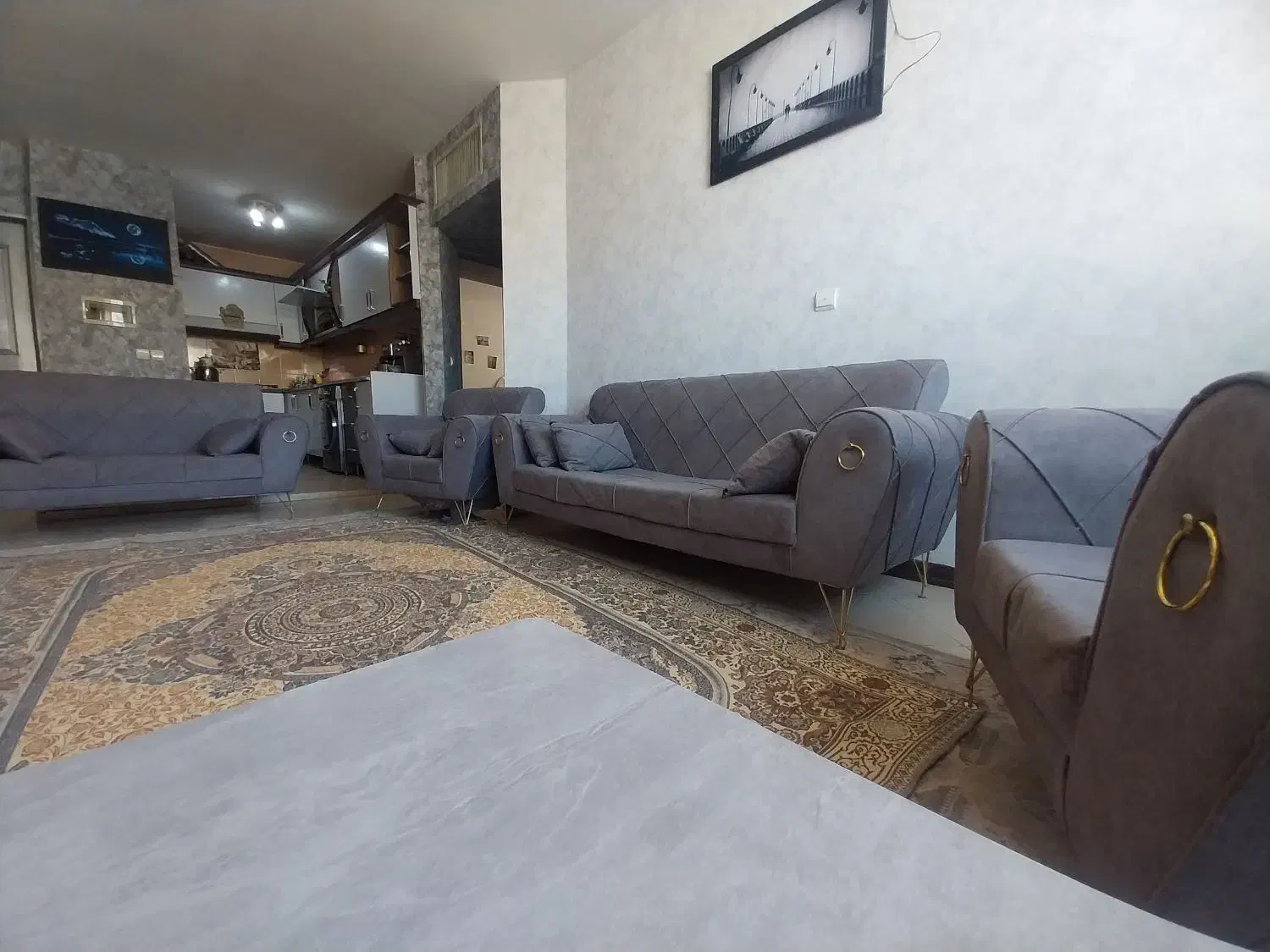 مبلمان دسته دوم|مبلمان خانگی و میز عسلی|فولادشهر, B6|دیوار