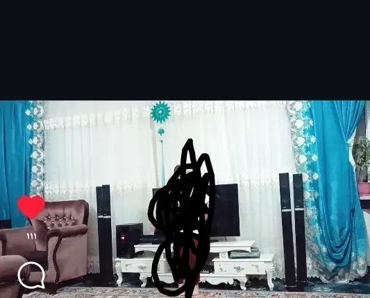 دو عدد والن آبی فیروزه ای جنس مخمل با آویز وسط|پرده، رانر، رومیزی|قزوین, |دیوار