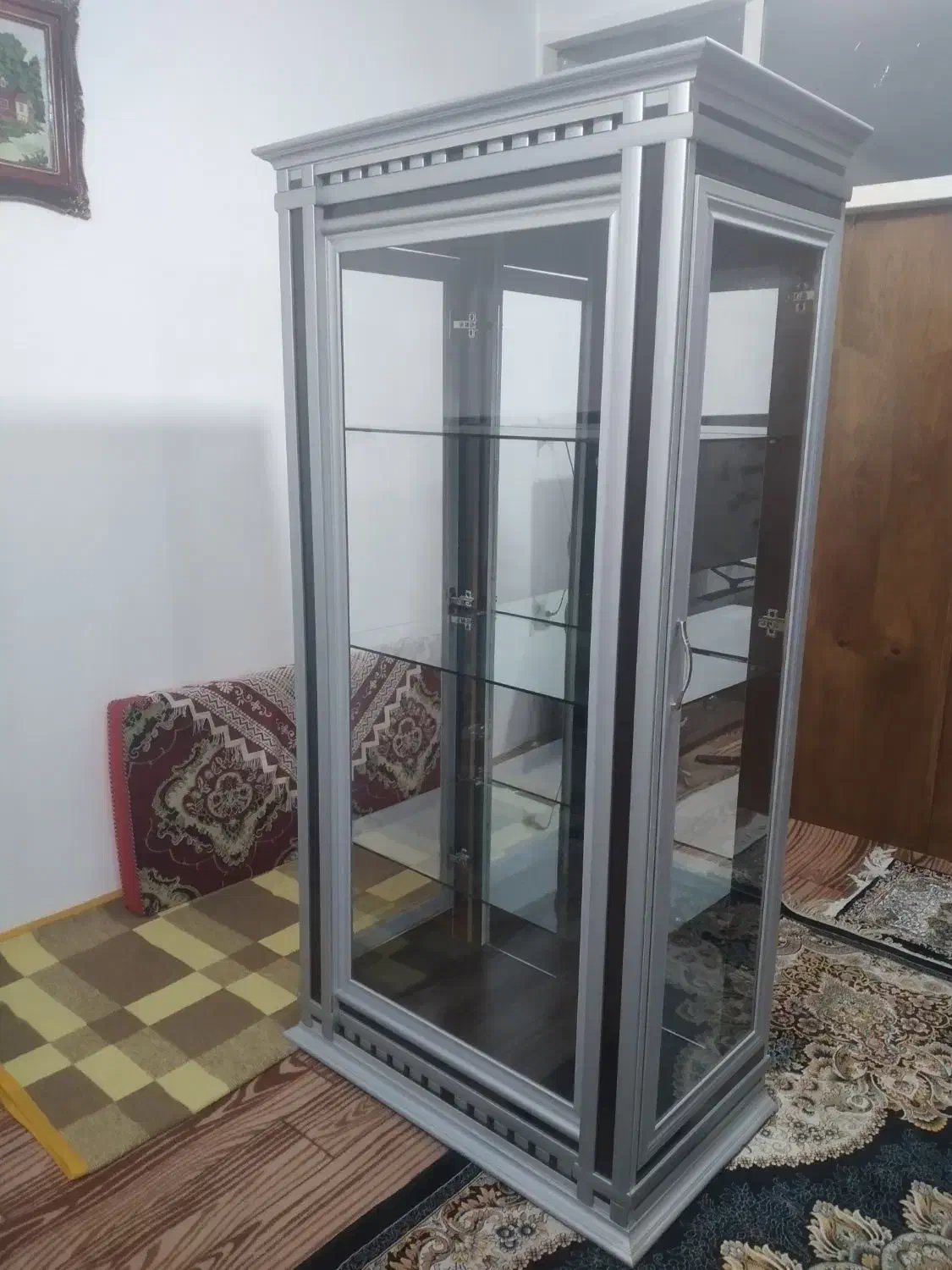 بوفه چوبی دست ساز|بوفه، ویترین، کنسول|بستان آباد, |دیوار