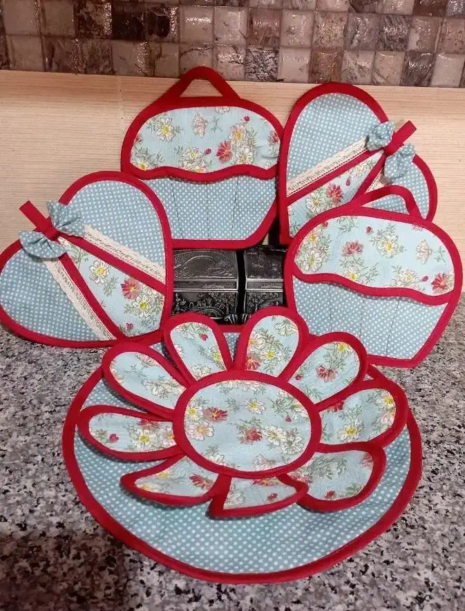 دوخت سرویس آشپزخانه و پرده پانچ حرفه ای|پرده، رانر، رومیزی|جهرم, |دیوار