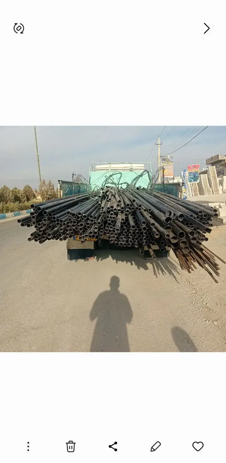 لوله داربستی پایه فنس پایه گلخانه....|مصالح و تجهیزات ساختمان|تیران, |دیوار