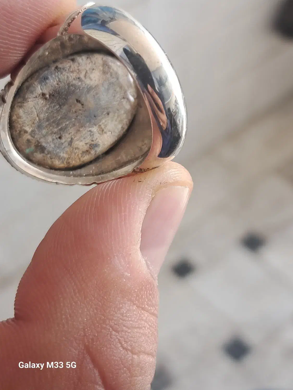 انگشتر دست‌ساز فیروزه نیشابور|جواهرات|قم, باغ کرباسی|دیوار
