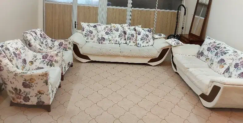 مبل ۷ نفره راحتی|مبلمان خانگی و میز عسلی|قم, عمار یاسر|دیوار