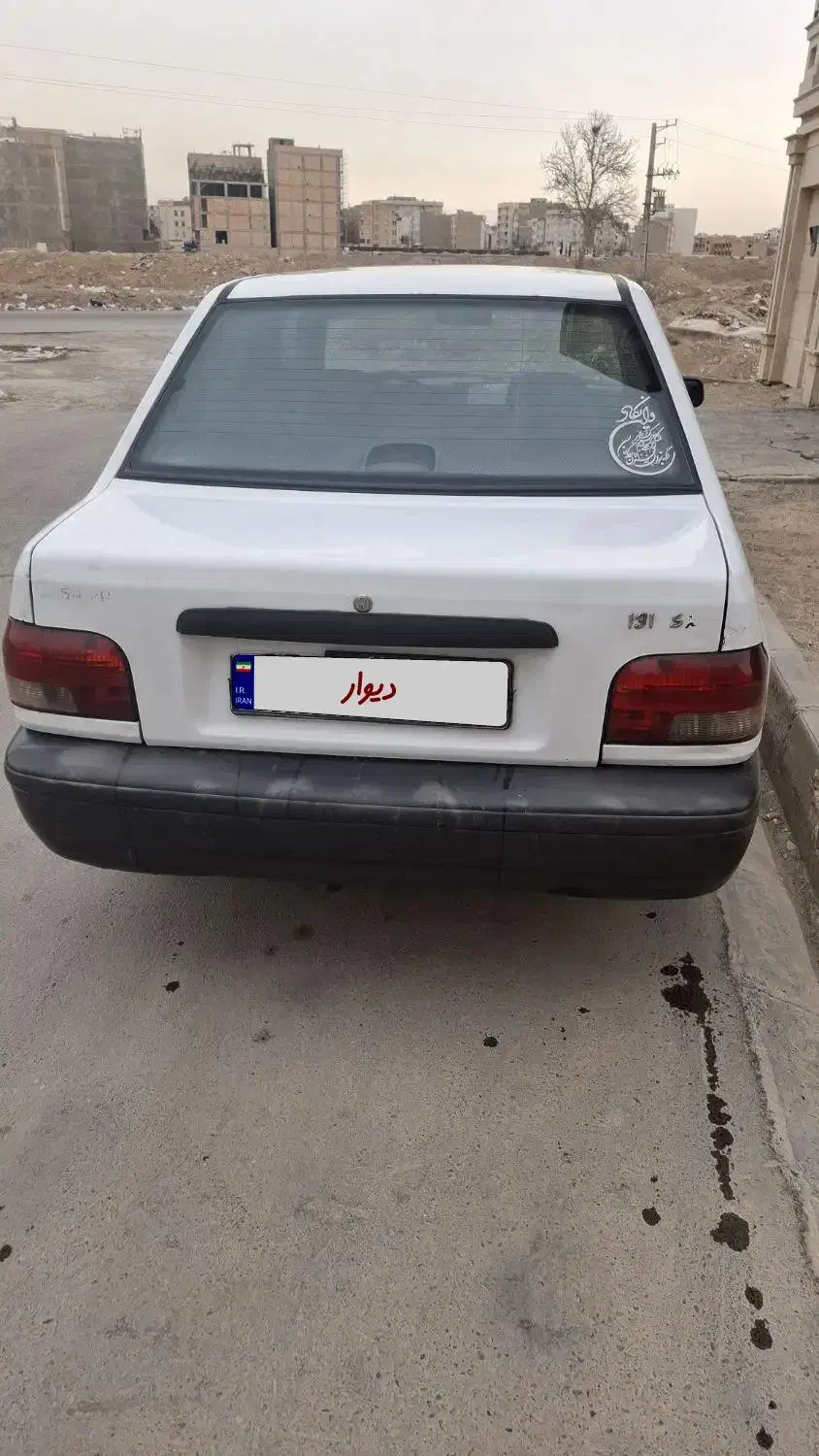 پراید معمولی مدل 86 سفید|خودرو سواری و وانت|اسلام‌شهر, شهرک قائمیه|دیوار