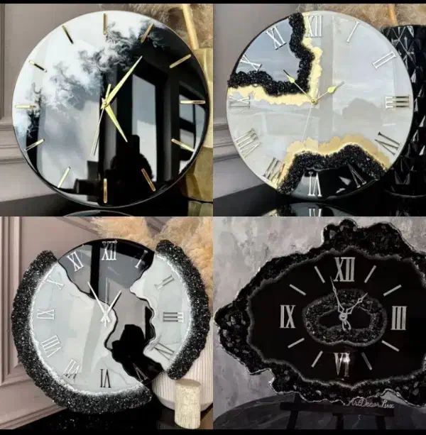 ساعت دیواری رزینی|ساعت دیواری و تزئینی|بیرجند, |دیوار