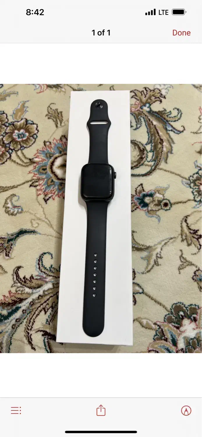 اپل واچ سری پنج سایز ۴۴ در حدنو|لوازم جانبی موبایل و تبلت|ری, دیلمان|دیوار