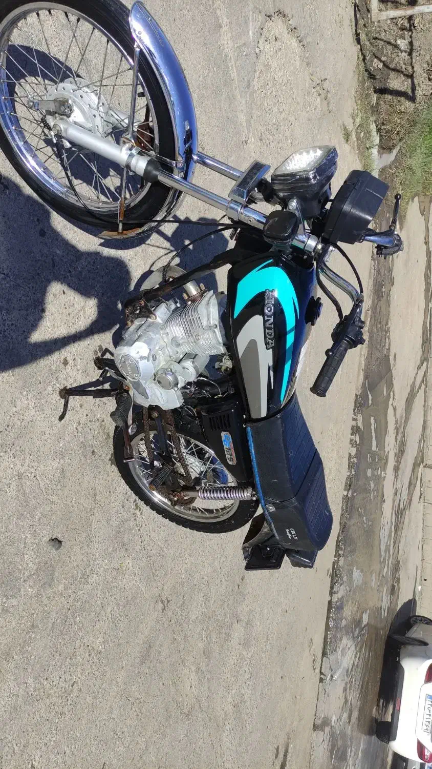 موتور استارتی مزایده|موتورسیکلت|فاضل آباد, |دیوار