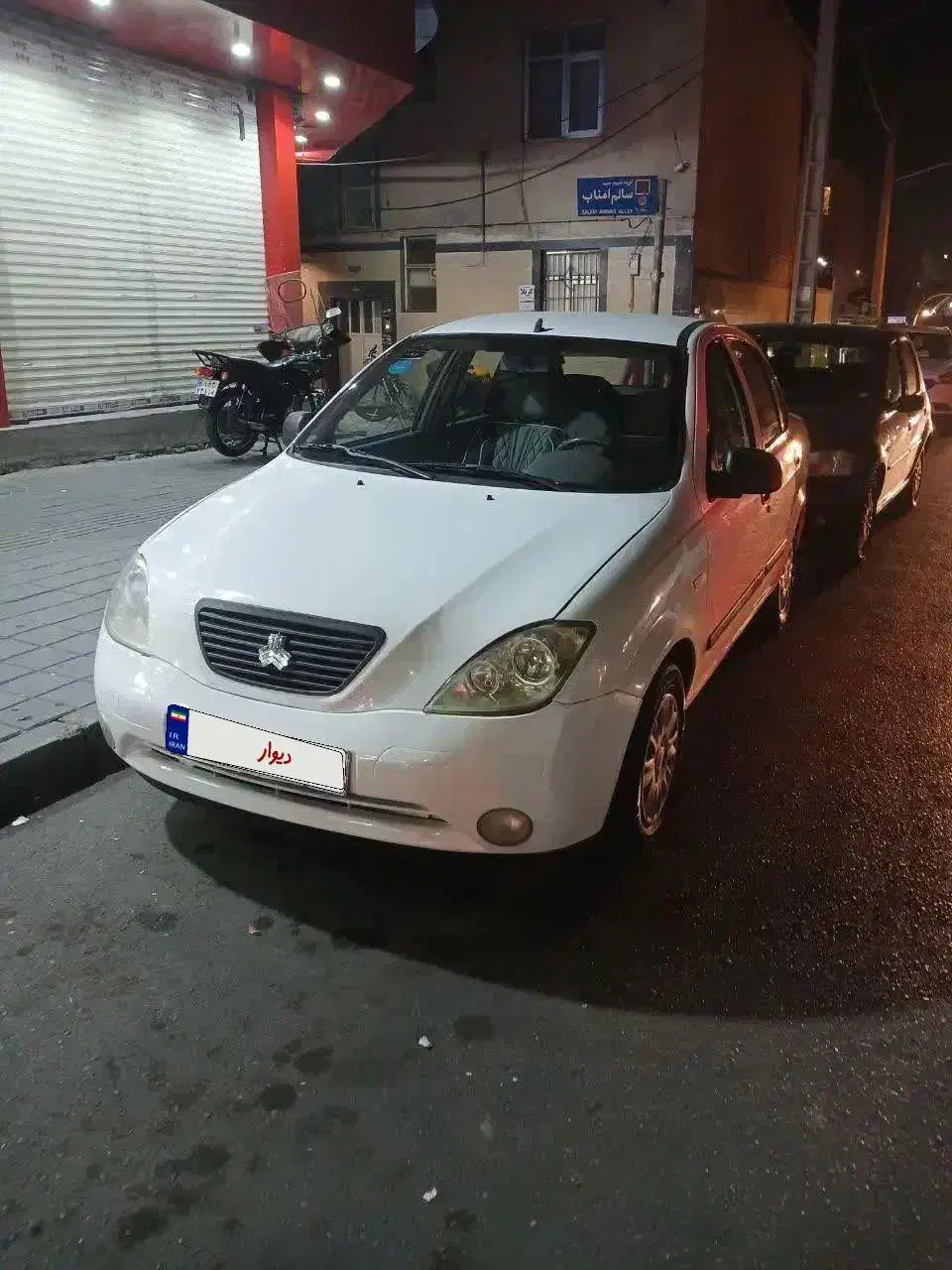 تیبا صندوقدار سفید مدل۹۲|خودرو سواری و وانت|ری, شهادت|دیوار