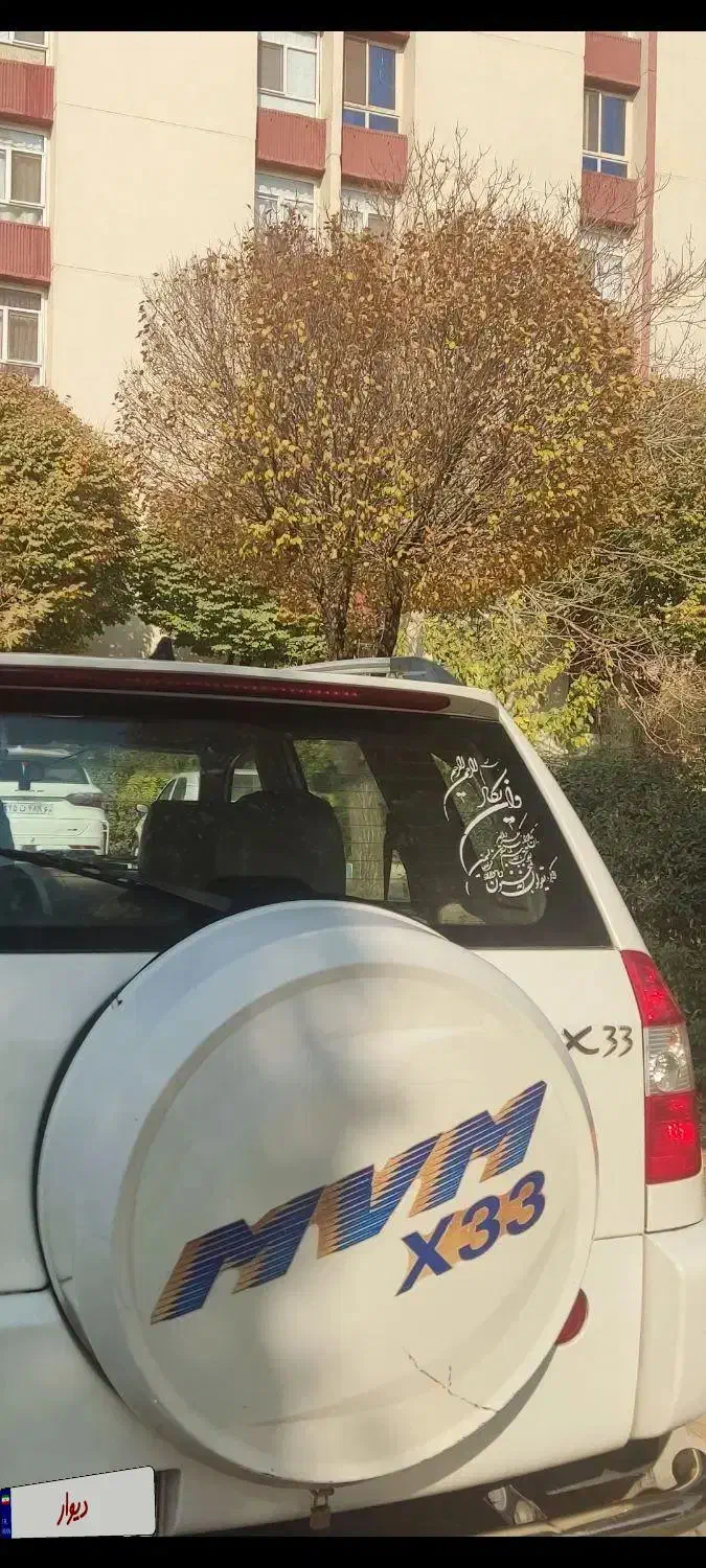 ام وی امx33مدل91سفید|خودرو سواری و وانت|لواسان, |دیوار