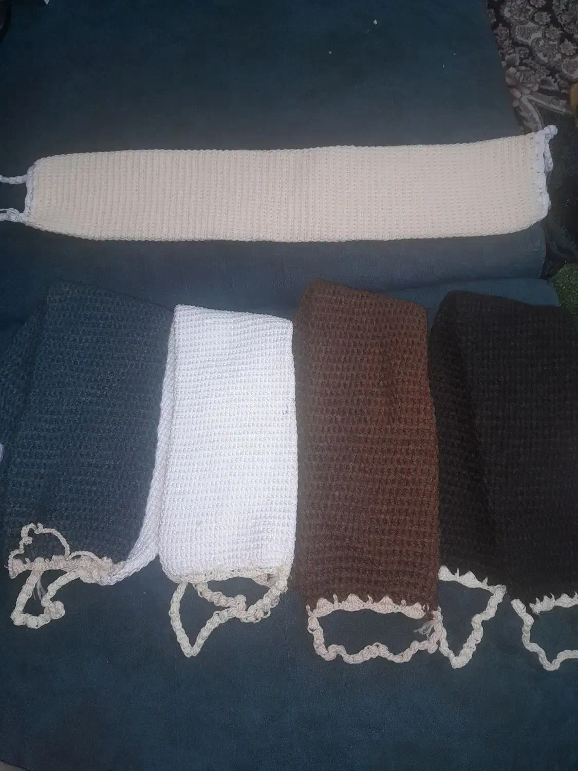 لیف دستباف گرد و ماهی و بی کَسی|لوازم حمام|کنگاور, |دیوار