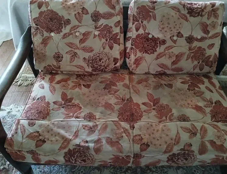 مبل شیش نفره راحتی چوب گردو|مبلمان خانگی و میز عسلی|محمدشهر, همایون ویلا|دیوار