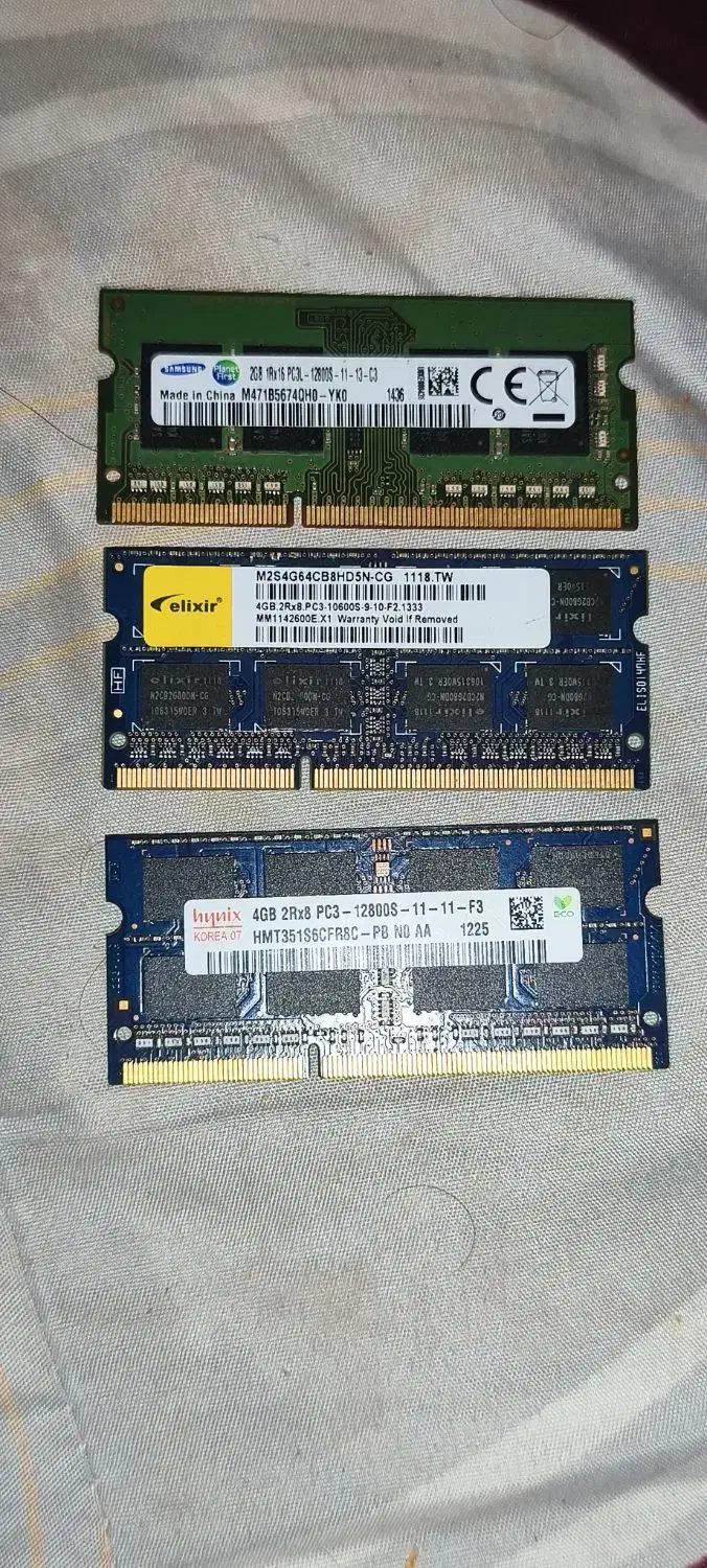 رم لپتاپ ddr3|قطعات و لوازم جانبی رایانه|مشهد, کوی پلیس|دیوار