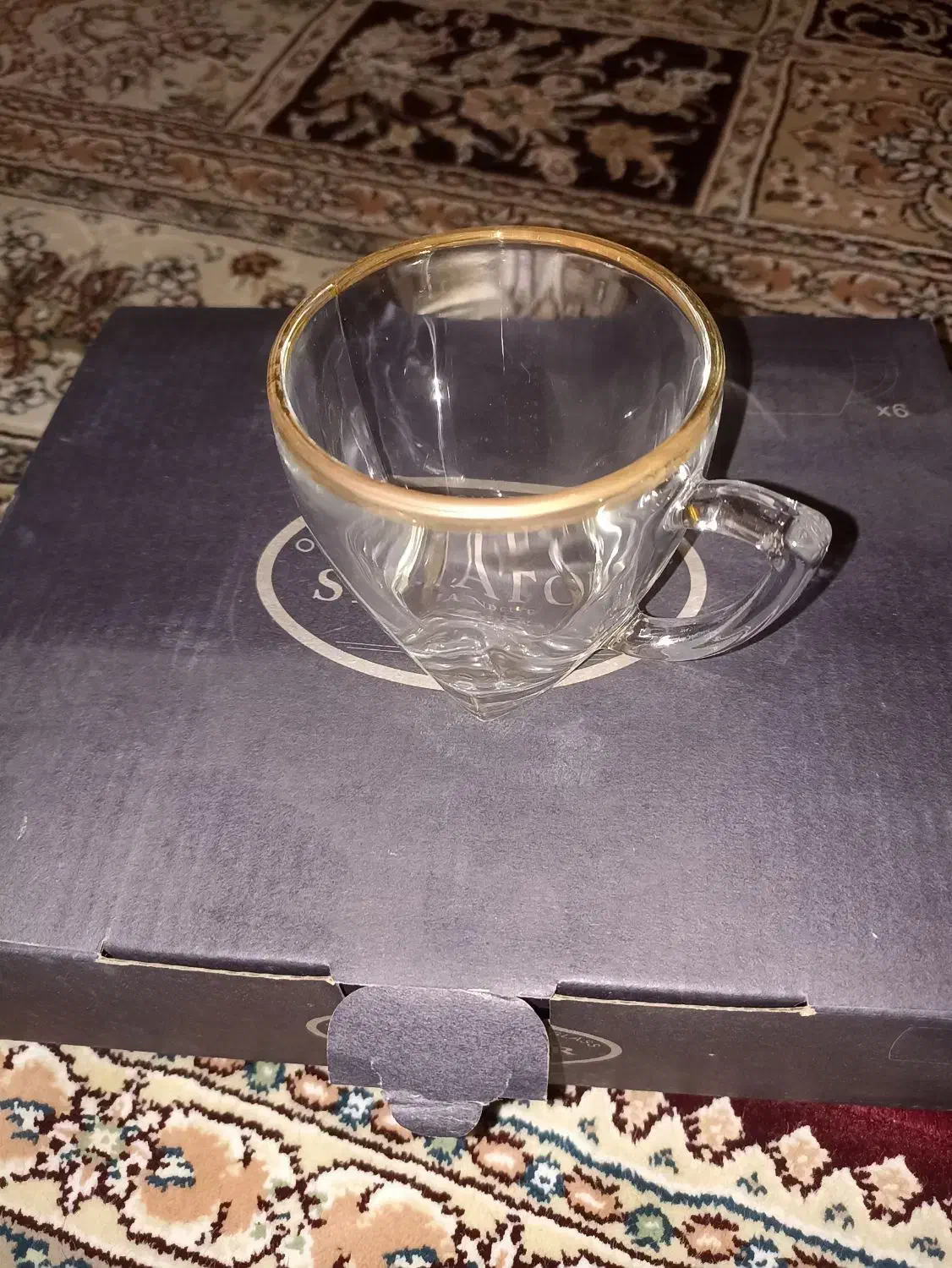 استکان و لیوان لب طلایی|ظروف سرو و پذیرایی|نورآباد ممسنی, |دیوار