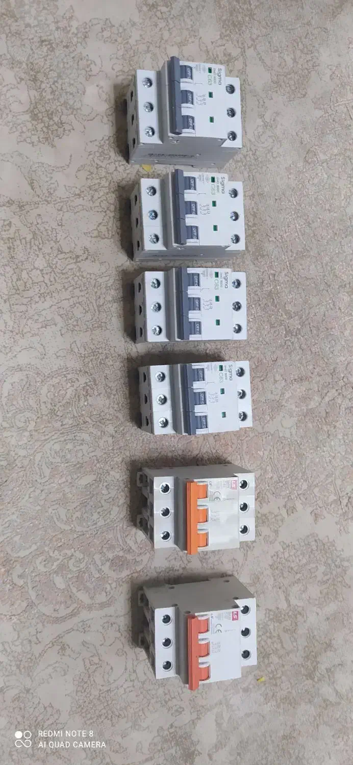 کلیدمنیاتوری 3فاز63آمپر و32|مصالح و تجهیزات ساختمان|لاهیجان, لیل|دیوار